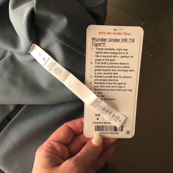 s o l d • Wunder Under Hi-Rise 7/8th Tight - Picture 6 of 6